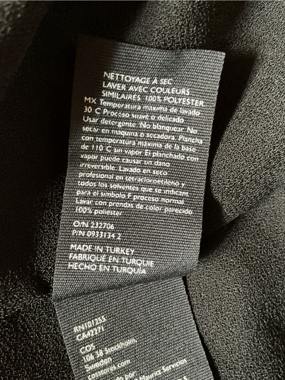 Cos black Tunic, 6 - Picture 4 of 6